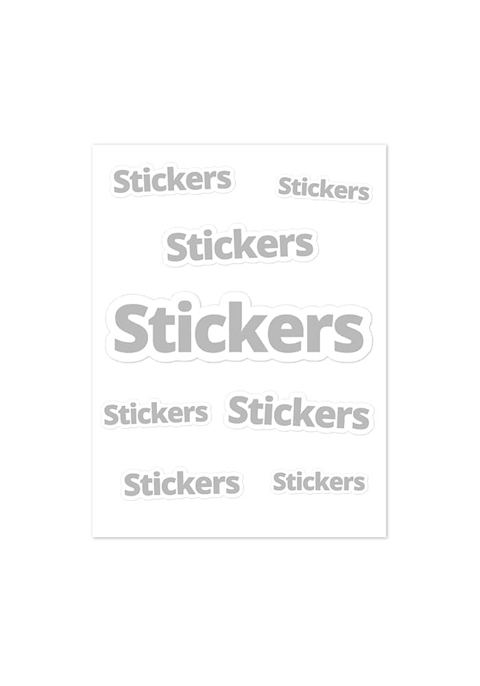 Planche de stickers A5 kiss-cut