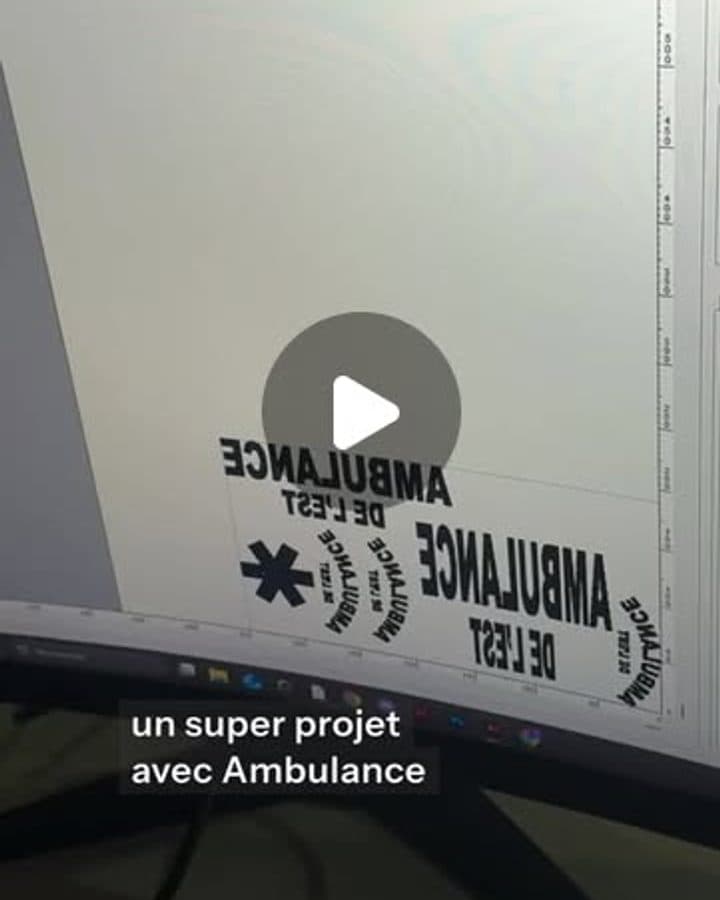 Covering véhicule par HM Global pour Ambulance de l'Est — voir le réel Instagram