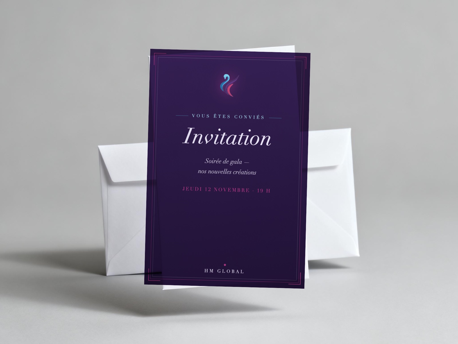 Carton d'invitation A6 — 10,5 × 14,8 cm